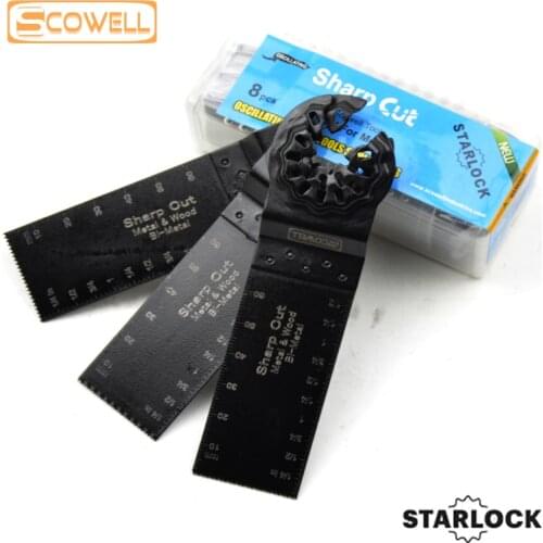30% Off Plus Extra Long Length Starlock Bi-metal Plunge Oscillating Multi Tool Saw Blades Renovate Blades