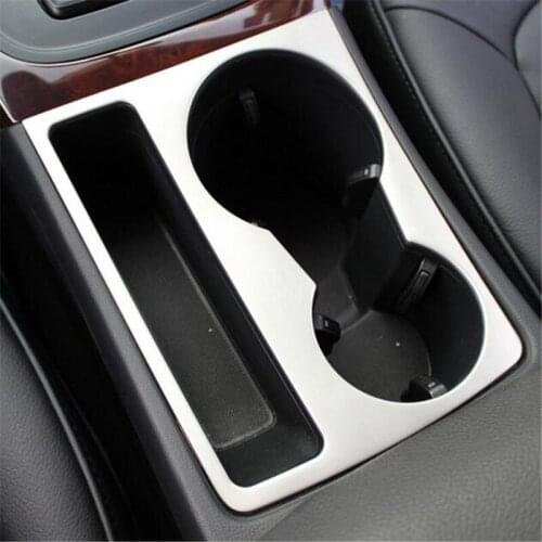 Cotochsun Car Styling Cup Holder Decorative Frame Cover Trim Sticker Case For Audi A4 B8 09-15 A5 S5 Q3 Q5