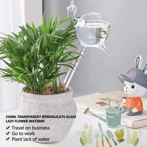 6 Types Glass Plant Flowers Water Feeder Automatic Self Watering Devices Bird Star Heart Design Plant Waterer