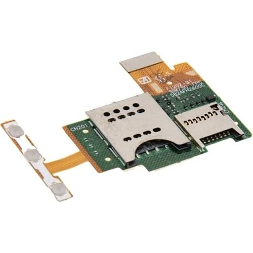 For Sony Xperia J / ST26 / ST26i Mobile Phone SIM Card Reader Contact Flex Cable Replacement