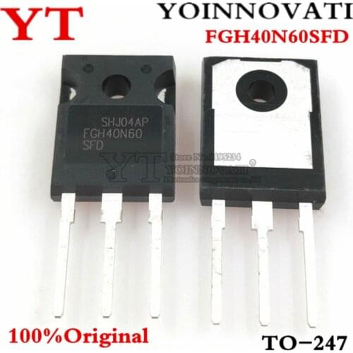 10PCS 100%Original FGH40N60SFD FGH40N60 40N60 TO-247