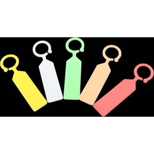 100pcs Garden Tag Hanging Signs Plastic Identification Cards Nursery Plants And Flowers Vegetables Orchard Crops Badges