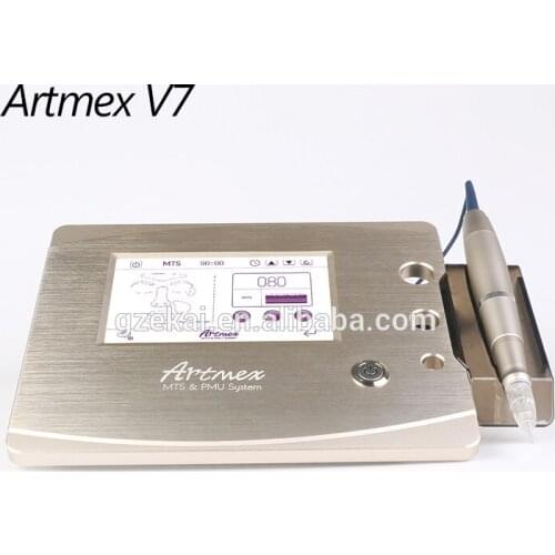 2018 New Touch Screen Semi permanent makeup Machine Multifunctional Artmex V7 For PMU&MTS with 1 / 3 / 5 pins cartridge needles