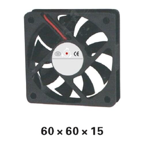 5pcs/ lot 60 Type Airflow DC12V Axial Oil bearing Fan 60*60*15mm Axial Brushless Cooling Fan for Electric Cabinet XFS6015