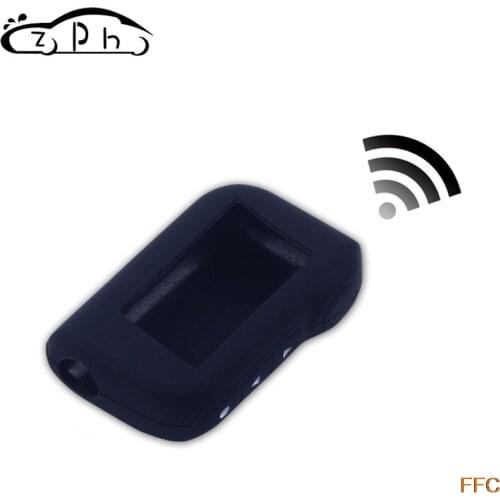 1 Pc Hot Sale A93 Car Alarm Lcd Remote Control Drop Shipping Russian Version Key Case Fob Chain For Starline A93/a63 Two Way