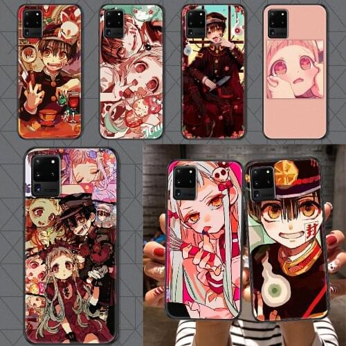 Anime Hanako Kun Phone case For Samsung Galaxy Note 4 8 9 10 20 S8 S9 S10 S10E S20 Plus UITRA Ultra black luxury hoesjes tpu