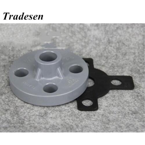 CPVC 20 25 32 40 50mm Flange Pipe Connector 1/2" 3/4" 1'' 1-1/4'' Hose Adapter Hardware Fittings Tube Parts Slip Socket Flanges