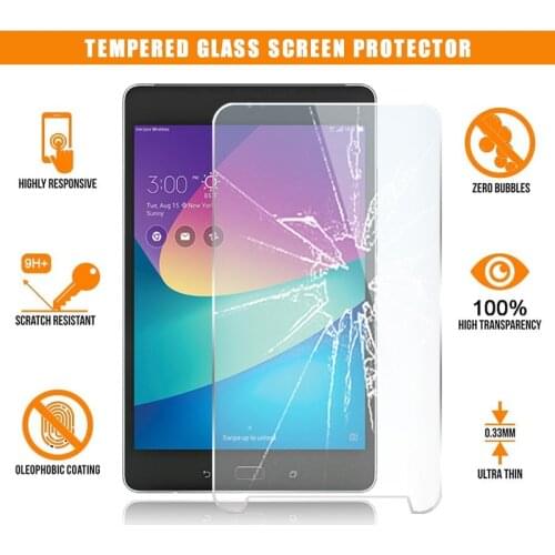 For Asus ZenPad Z8s ZT582KL Tablet Tempered Glass Screen Protector 9H Premium Scratch Resistant Anti-fingerprint Film Cover