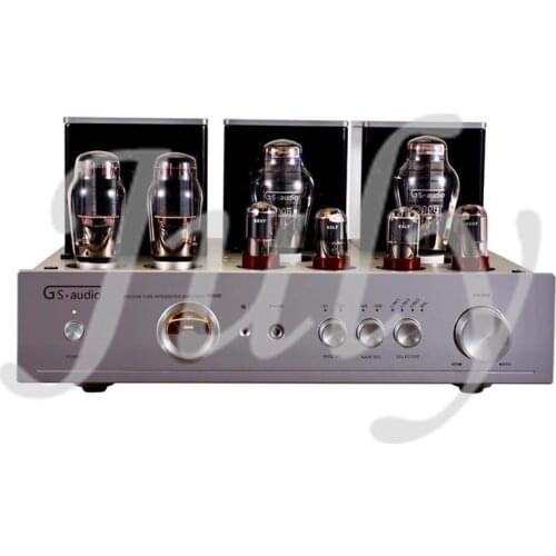GS photoacoustic source R-300B amplifier, 8Wx8W 16Hz-20KHz double bile rectifier,Total harmonic distortion: 1