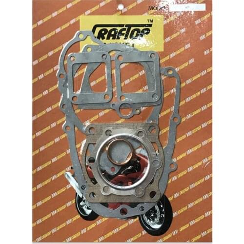 Motorcycle Engines Crankcase Covers Cylinder Gasket Kits Set For Suzuki DT175 DT 175cc DT175K 1978-1981