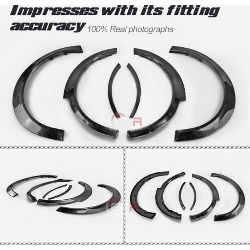 ATS Style FRP Fiber Glass Fiber Wide Fender Set(10mm wider & 15mm lowered) CHR Fiberglass Wheel Arch Kit For Toyota 2017 On CH-R