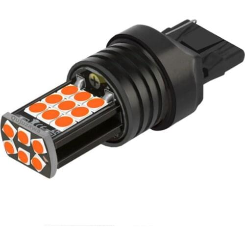 10PCS New T20 7440 W21W WY21W Super Bright 3030 LED Car Brake Bulb Turn Signals Auto Backup Reverse Lamp Daytime Running Light