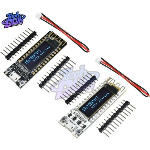 0.91" ESP8266 WIFI Development Board 32MB Flash CP2014 NodeMcu Module for Arduino IOT TTGO Internet of Thing Blue OLED Display