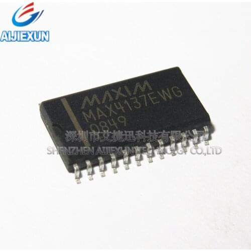 2Pcs MAX4137EWG SOP24 1-Input/4-Output Video Distribution Amplifiers New and original