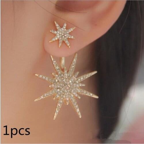 Fashion New Earrings Hanging Snowflake Earring Earrings Guardian Accessories Six Mans Star Accessories Friends Wedding Gifts