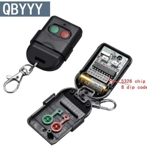 QBYYY 5pcs Singapore malaysia 5326 330mhz dip switch auto gate duplicate remote control key fob