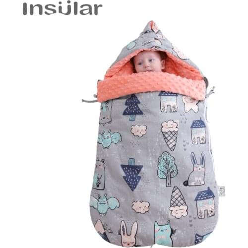 Newborn Envelope Sleeping Bag Pram Footmuffs Sleepsacks Winter Baby Swaddle Blanket Wrap Infant Baby Sleeping Bag For Stroller