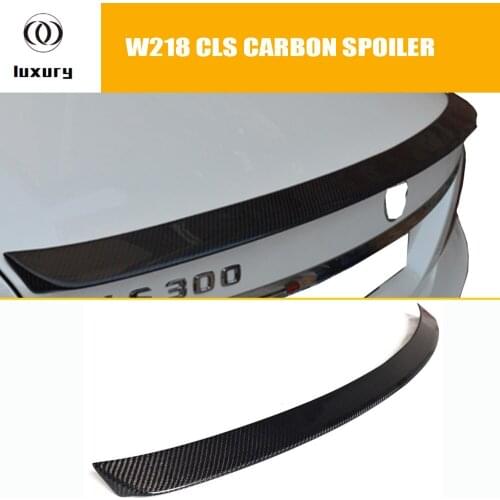 W218 CLS AMG Style Carbon Fiber Rear Trunk Spoiler for Mercedes Ben W218 CLS300 CLS350 CLS500 CLS550 CLS63 AMG 2012 - 2016