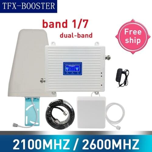 TFX-BOOSTER 2100/2600MHZ WCDMA 3G LTE 4G Cell Phone Signal Booster dual-frequency 3G 4G LTE 2600 Repeater Cell Phone Booster