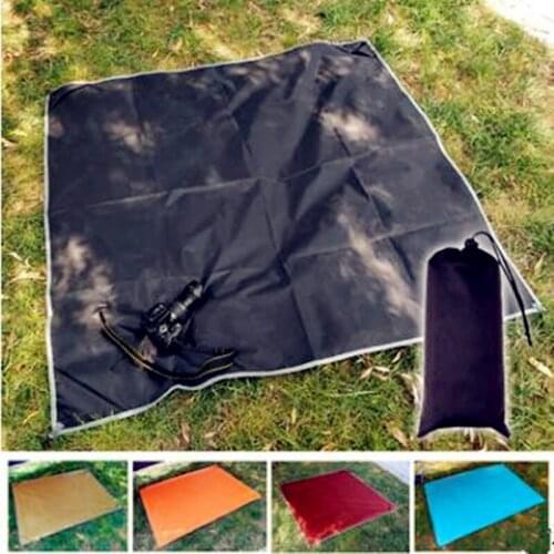 Outdoor Sun Shade Waterproof Camping Mat Ultralight Tarp Pergola Oxford Beach Shelter Multifunction Awning Canopy Picnic Blanket