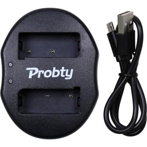 PROBTY EN-EL9 EN-EL9a EN EL9 ENEL9 Dual Channel USB Charger For Nikon D40 D40X D60 D3000 D5000 Camera Digital Camera