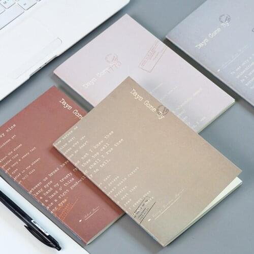 1pcs Korea Stationery Wholesale Yuemu Old Time Car Line A5 (English) CXNB A538-6148E