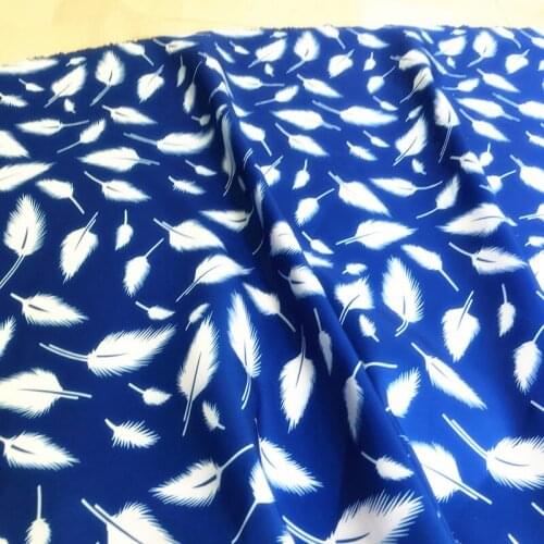 1Y/Lot fashion feather fabric for dress 6colour african wax cotton fabric cloth accessrories