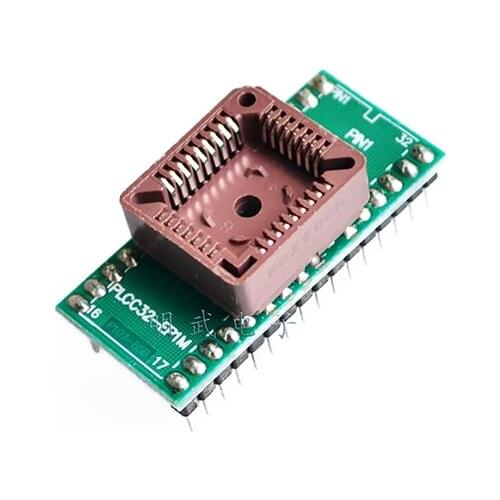 5PCS connector PLCC32 to DIP32 USB Universal Programmer IC Adapter Tester Socket for TL866CS TL866A EZP2010 G540 SP300