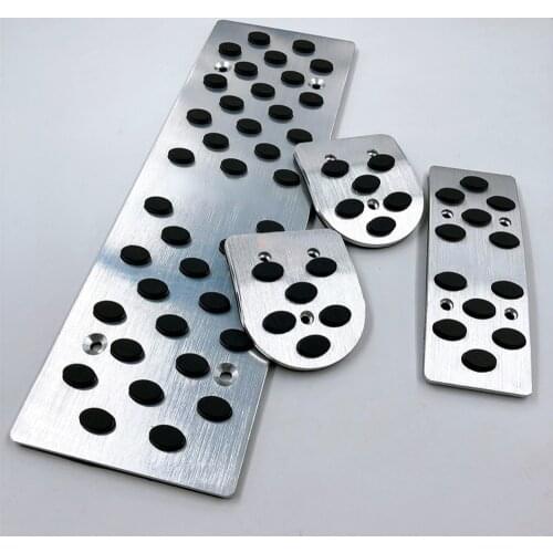 Car Accessory For Audi A4 B6/B7/B8 A6 C5/C6 A7 Q5 MT Accelerator Brake Clutch Footrest Pedal Pad Stickers