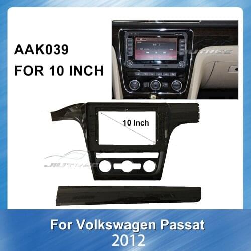 Car Radio Fascia Stereo Frame Panel Bezel Trim Mount Kit Frame Adapter Cover For Volkswagen Passat 2012 Installation Frame Kit