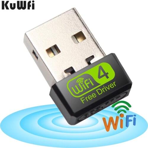 Wireless Wifi Adapter Mini USB Wifi Dongle150Mbps Ethernet PC Adapter WiFi Antenna Ethernet PC LAN Wifi Receiver Free Drive