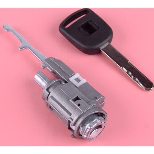 DWCX 06351-TE0-A11 Magnesium Alloy Gray Ignition Switch Lock Cylinder with Key fit for Honda CRV Accord Acura Civic 2010 2011