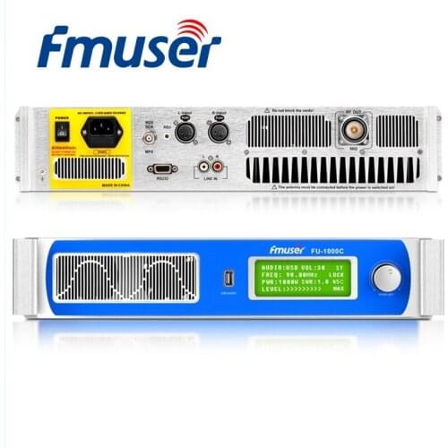 FMUSER FU-1000C 1U 1000W FM Transmitter