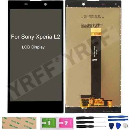 L2 LCD Display For Sony Xperia L2 LCD Touch Screen Digitizer Display Screen Free shipping