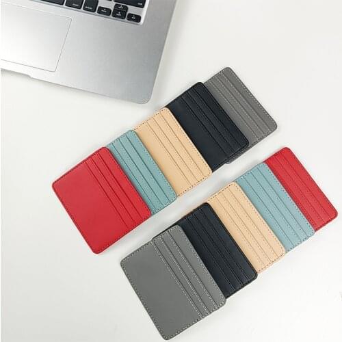 1PC Mini Mens Ultra-thin Credit Card Holder ID Card Holder Ladies Thin Coin Purse Small Wallet Card Holder Business Card Holder