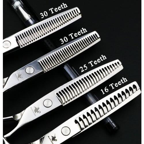 6 Inch Professional Pet Scissors Dog Grooming Thinning Shears Kit for Animals Japan440C High Quality 16/25/30 Teeth