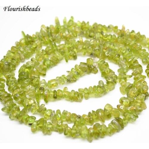 32" Length High Quality Natural Peridot Stone Chips Stone Loose Beads 5 strands per lot