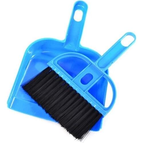 Practical Mini Dust Pan and Brush Set for Guinea Pig Toys, Hamster Cleaner Hedgehog Supplies, Small Broom and Dust Dust for Hams
