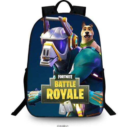 16INCH Games FORTNITE Backpack For Teenage Boy Girl School Bags Children School Backpack Women Men Book Bag Kids Gift