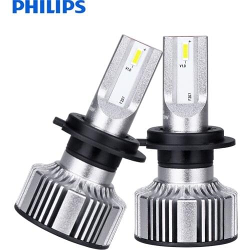 H7 LED Headlight Philips X-treme Ultinon 12985BWX2 6000K Bright LED Headlight Auto HL LampBeam +200% More Bright (Twin Pack) 12V