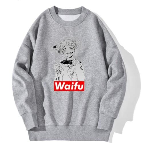 Japan Anime Drop shoulders Mens Sweatshirt Harajuku Streetwear Tops Outwear Leisure Pullovers Autumn 2020 New Moletom Masculino