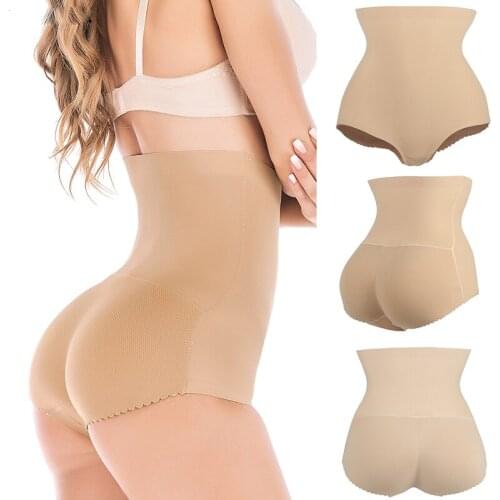 Womens High Waist Body Shaper Hip Abdomen Enhancer Underwear Butt Lifter Pant Breathable Seamless Pants S-XL