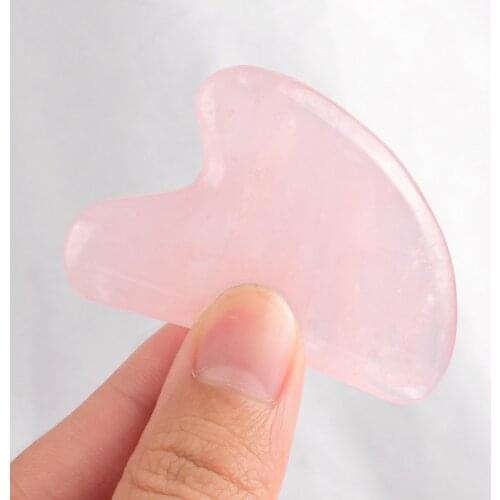 1pcs Guasha Heart-shaped Massage Scraping Stone Face Neck Body Massager Tool Traditional Physical Guasha Board Acupoint Massage