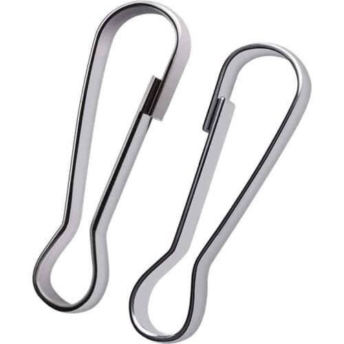 100 Pieces of 1.18 Inches (30 mm) 304 Stainless Steel Anti-Rust Link Buckles Suitable for Wallets Keychains