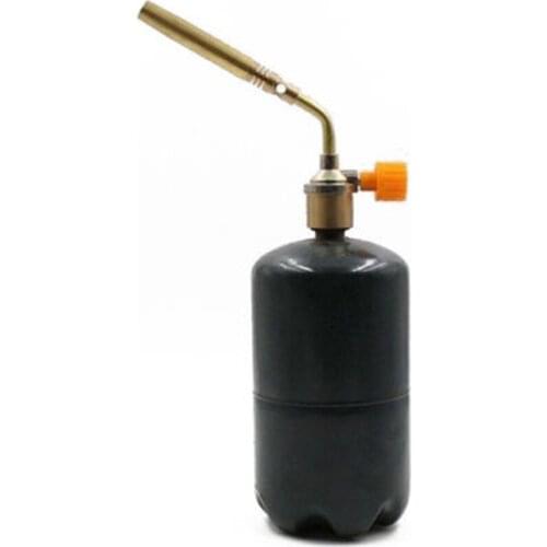 1111Brass Welding Torch MAPP Propane Gas Torch Self Ignition Style Heating Solder Burner Welding Plumbing Nozzles Camping