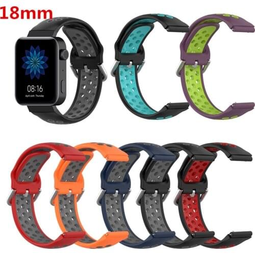 18mm 20mm 22mm Silicone Watchband for Samsung Galaxy Watch 42mm 46mm Active2 40mm 44mm Gear S2 S3 Strap Band Bracelet Active 2