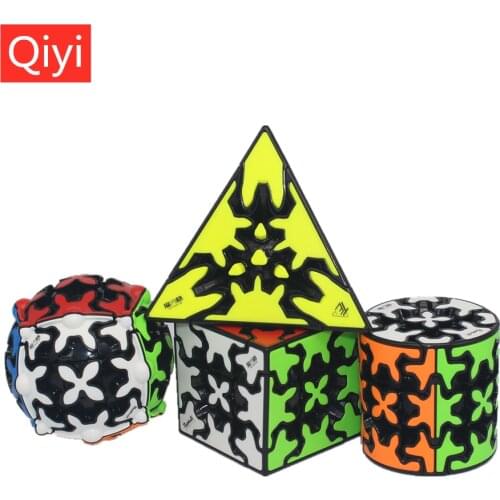 2020 New cube Qiyi gear cube 3x3x3 magic cube balls gear cube Qiyi 3x3 Puzzle cubo magico profissional educational Funs Toys