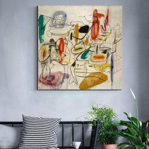 Arshile Gorky Abstract Painting Wall Art Canvas Painting Posters Prints Modern Painting Wall Pictures For Living Room Home Decor
