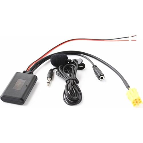 Car Bluetooth AUX Adapter Wireless Audio Phone Call Hands Free Microphone For Fiat Alfa Lancia For BENZ Smart 451