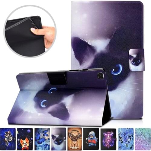 Flip Cartoon Slim Case For Samsung Galaxy Tab A 7 A7 2020 10.4" Stand Book Cover For Samsung SM-T500 SM-T505 SM-T507 Tablet Case